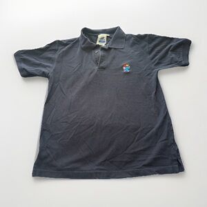 VTG Mens S France 98 World Cup Soccer Hewlett-Packard Blue Polo FIFA Blokecore